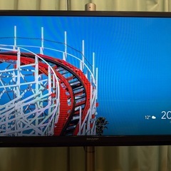 テレビ、テレビ台セットの画像