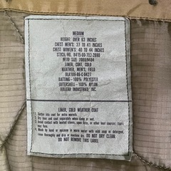 【Y00019】 ALPHA（アルファ）USA　M-65 フィールドジャケット　M　※おまけライナー付の画像