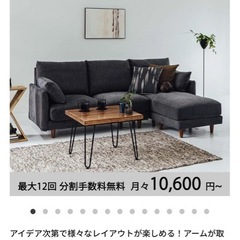 【11月末まで】L字ソファー美品の画像