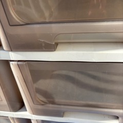 お引き取り予定者確定済み　3段収納ボックス　　引き出し6コ　　　　の画像