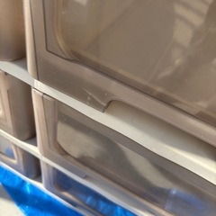 お引き取り予定者確定済み　3段収納ボックス　　引き出し6コ　　　　の画像