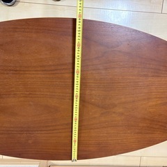 丸テーブル　木　ブラウンの画像