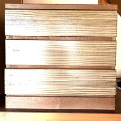 木製チェスト　 整理ダンス　引き出し3段の画像