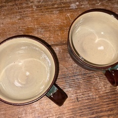 値下げ！⑥やちむん　コーヒーカップ2個セットの画像