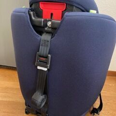 ★無料配送★ チャイルド＆ジュニアシート 1歳3か月～11歳対応　ISOFX  デニムブルー 3回のみ使用 美品の画像