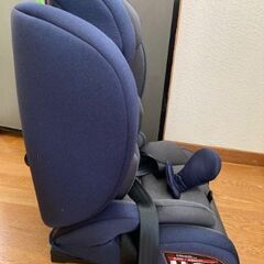 ★無料配送★ チャイルド＆ジュニアシート 1歳3か月～11歳対応　ISOFX  デニムブルー 3回のみ使用 美品の画像
