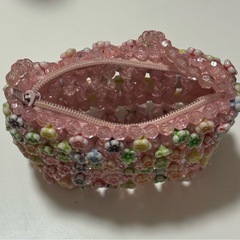 ビーズ ミニバッグの画像