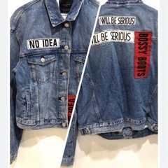 ZARA でにむじデニムジャケットの画像