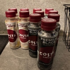 コスタコーヒー11本、缶コーヒー6本、の画像