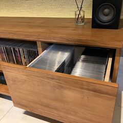 ローボード 180㎝ ライトオーク テレビボードの画像