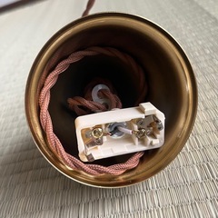 智光電気 真鍮色 金色 ペンダントライト LED電球付き の画像