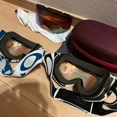 美品　オークリースノーボードゴーグルセットの画像