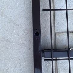 【長期保管　未使用】フェンス　門扉　ブラウン 120×80cm ゲート　トステム　LIXILの画像