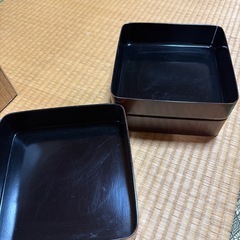 竹模様 三段重箱の画像