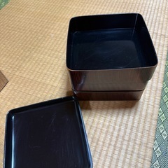 竹模様 三段重箱の画像