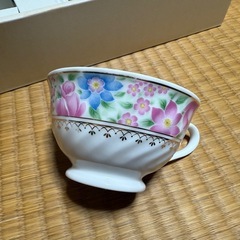 花柄ティーカップセット 5個の画像