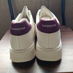 新品 25cm レディース スニーカー ホワイト シューズ 靴 カジュアル(903-Z)の画像