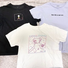 140cm Tシャツ3点セットの画像