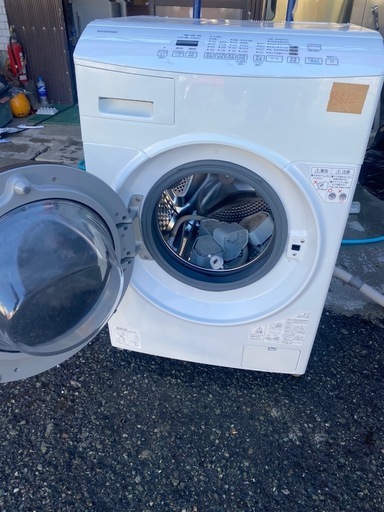 NO B612?福岡市内配送設置無料✨?アイリスオーヤマ ドラム式洗濯機 CDK832-W 2021年