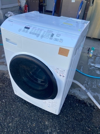 NO B612?福岡市内配送設置無料✨?アイリスオーヤマ ドラム式洗濯機 CDK832-W 2021年