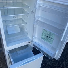 NO B613🌈福岡市内配送設置無料✨🌈GR-P15BS-W 冷蔵庫 BSシリーズ パールホワイト [153L /2ドア /右開きタイプ] の画像