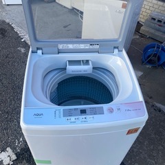 NO B614🌈福岡市内配送設置無料✨🌈AQW-GS70H-W 全自動洗濯機 ホワイト [洗濯7.0kg /乾燥機能無 /上開き]  2020年の画像