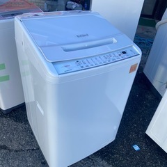 NO B616🌈福岡市内配送設置無料✨🌈全自動洗濯機 ビートウォッシュ ホワイト BW-V80G-W [洗濯8.0kg /簡易乾燥(送風機能) /上開き] 2021年の画像