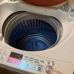 シャープ　　洗濯機　　7kg  稼動品の画像