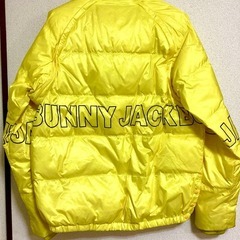JACKBUNNY イエロー ダウンジャケット　サイズ6 LL相当の画像