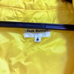 JACKBUNNY イエロー ダウンジャケット　サイズ6 LL相当の画像
