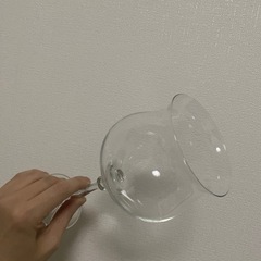 高級感のある個性的なワイングラス🍷🍷🐈の画像