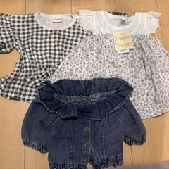 Tシャツ👚女の子90☆の画像