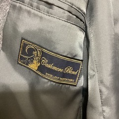 1 / 7 NICOLE Selection グレー ウールコート サイズ50 LL相当の画像