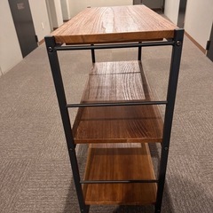【取引終了】スチールラック、ビンテージラックの画像