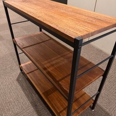 【取引終了】スチールラック、ビンテージラックの画像