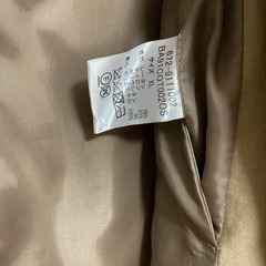 nanoUNIVERSE ベージュジャケットコート　メンズXLの画像