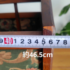 飛騨産業　キツツキマーク　マガジンラック　ヴィンテージ　横幅46.5cm 木製の画像