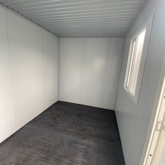 福岡市内展示物あり、見学可能　プレハブハウス3×6 物置きコンテナハウスガレージの画像