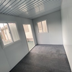 福岡市内展示物あり、見学可能　プレハブハウス3×6 物置きコンテナハウスガレージの画像