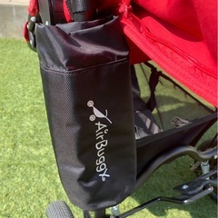 エアバギーココ　ブレーキ　レッド　ベビーカーの画像