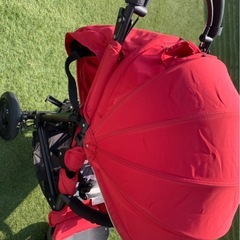 エアバギーココ　ブレーキ　レッド　ベビーカーの画像