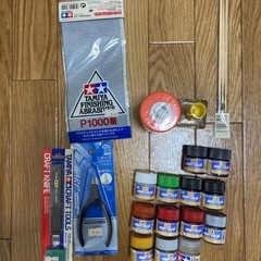 新品未使用、水性ホビーカラーやニッパーなど の画像