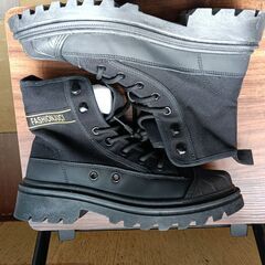 新品 23.5cm レディース ブーツ ブラック 厚底 シューズ ショートブーツ【B082-Z】の画像