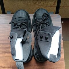 新品 23.5cm レディース ブーツ ブラック 厚底 シューズ ショートブーツ【B082-Z】の画像