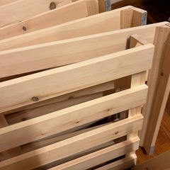 すのこフロアベッド　シングルサイズの画像