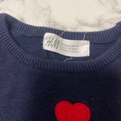 ベビー ハートニット H&Mの画像