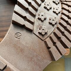 新品 22.5cm レディース ブーツ ブラウン 厚底 シューズ ショートブーツ【B084-Z】の画像