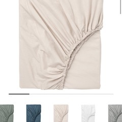 セミダブルベッド用　IKEAボックスシーツ&マットレスプロテクター＋敷パッド２枚おまけ付きの画像