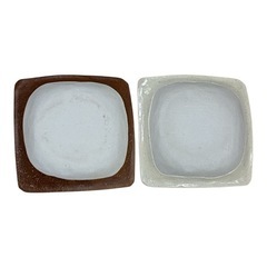 角型✿盛り皿✿ペア✿陶器✿和食の画像