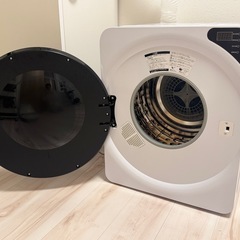 【美品・2024ねん年新品購入】乾燥機 ポータブル衣類乾燥機 乾燥機 小型 工事不要 4.0kg Homracerステンレスドラム の画像